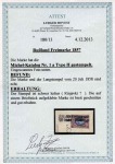 1857 10k pl.II, with fine to good margins, tied to small piece by 2-line dated cancel, possibly of Rinjavki