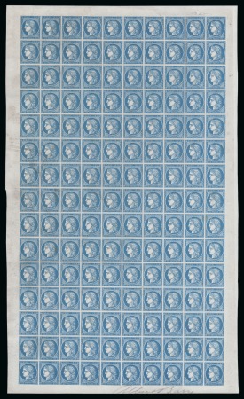 Stamp of France » Type Cérès de 1849-1850 1858, Type Cérès non dentelé "Essai 1858" de la