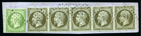 Stamp of France » Empire 1853-1862 1860, Fragment de lettre avec affranchissement à 10