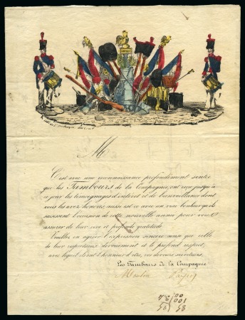 1830-1848 - période Louis Philippe 1er, Lettre imprimée