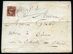 Stamp of France » Type Cérès de 1849-1850 1853, Lettre avec mention manuscrite 50 gramme pour