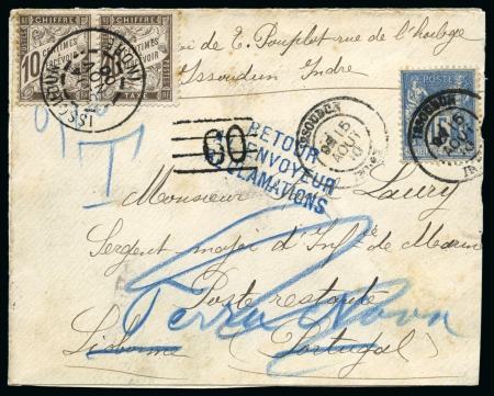 1900, Lettre en poste restante à Lisbonne pour un