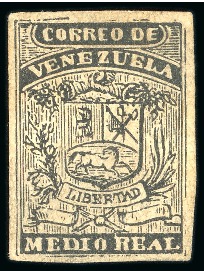 Stamp of Venezuela » Collections, Lots etc. 1859-77 An outstanding assembly formed by Von Lind