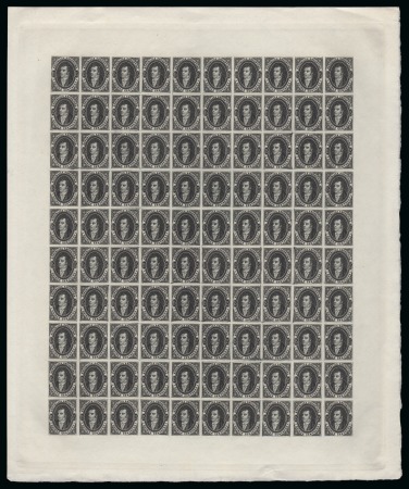 1864 "Rivadavia" 5c, 10c, 15c Lichtenstein reprints in sheets of 100