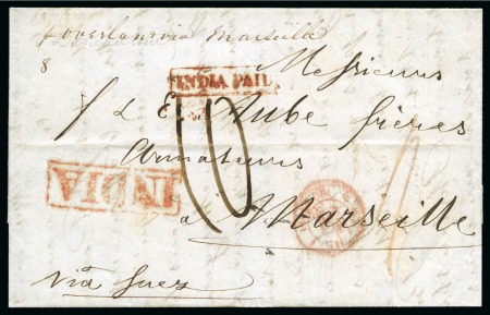 Stamp of Colonies françaises » Réunion 1848, Lettre datée du 1er avril de la Réunion pour
