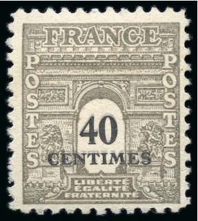 Stamp of France » Émissions à partir de 1900 1944-45, Plaisante sélection de variétés ** sur