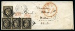 Stamp of France » Type Cérès de 1849-1850 IRLANDE, 1850, Lettre pour Dublin affranchissement