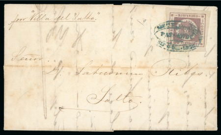 1861 60c brown-lilac, a well margined example on 21.2.1862