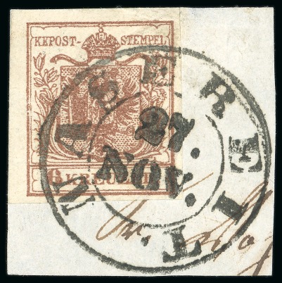 Nassereit - Tyrol (Tirol). 1850 3kr, Müller 1843a