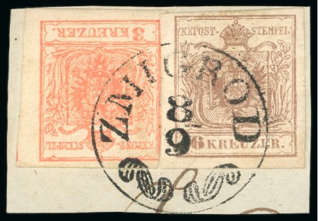 Stamp of Austria » Galizia (Galizien) Zmigrod - Galizia (Galizien). 3kr and 6kr, Müller 3355b