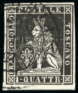 Stamp of Italian States » Tuscany 1851-57, Used selection (30) from the 1851-52 and 1857 issues