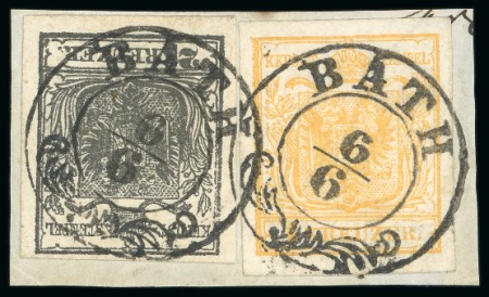 Usages in Slovakia. 1850 First-Issue group of 26 cancellations,