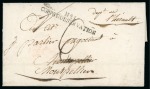 1802 (March 25) Entire letter from Taranto to Montpellier,