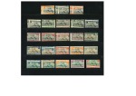 1933 Airmail mint nh set of 23 with oblique perforations