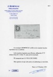 Stamp of France » Guerre de 1870-1871 Le Ville de Paris - Lettre avec mention imprimée pour