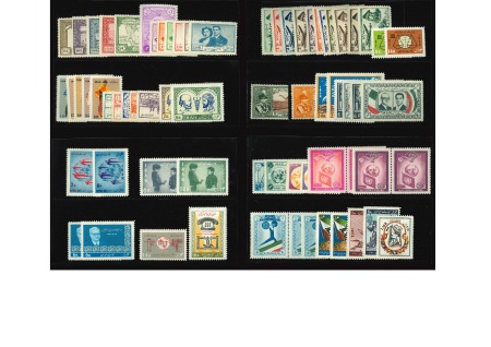 Stamp of Persia » Collections, Lots etc. 1930-1969 Iran Persia duplication MNH
