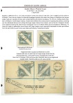 Stamp of South Africa » Union & Republic of South Africa 1926 4d Triangular specialised study on 14 exhibit pages including first day covers