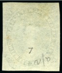 1852-57 7 1/2d yellow green, lightly cancelled