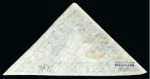 Stamp of South Africa » Cape of Good Hope 1861 Woodblock 4d deep bright blue, fine to large margins, used