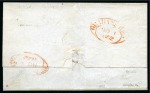 Stamp of South Africa » Cape of Good Hope 1855-63 4d Deep Blue, good to large margins, on 1862 (Nov 1) wrapper from Graham's Town to Port Elizabeth