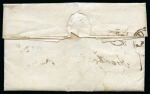 Stamp of Ireland 1796 (May 30) Entire from Percy Street, London, to a Colonel in the Irish Brigade, Dublin, redirected to Limerick with neat "T. OFF" hs for the Treasury Office