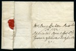 Stamp of Ireland 1732 (Oct 18) Entire from Dublin to Castle Durrow near Maryborough with "OC / 19" small Dublin bishop mark
