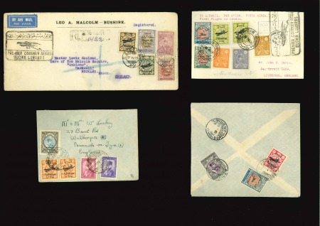 Stamp of Persia » Collections, Lots etc. 1925-55 Attractive mixed accumulation of over 60 airmail,