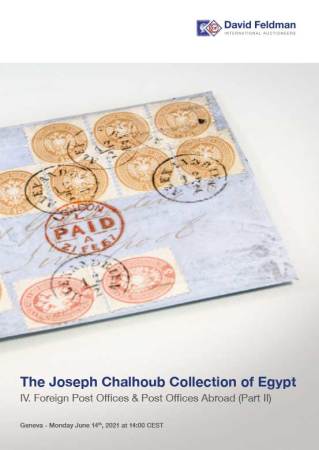 Stamp of Auction catalogues » 2021 Egypt Chalhoub Auction Catalogue - June 2021