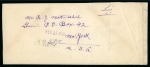 1928 (Jan 24) Long envelope sent registered from Resht to the USA