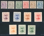 1902-04 Full Portrait issue complete set of 13 mint hr