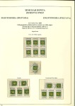 Zolotonosha: 1880-90 Selection on eight pages incl. two complete sheets