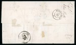 Stamp of France » Siège de Paris 1871, Alsace-Lorraine 10c et 20c affranchissement mixte