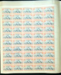 1926-50s, Accumulation of complete sheets incl. commemoratives from the 1920s