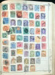 Stamp of Large Lots and Collections 1870s-1910s, Stanley Gibbons Imperial Album, 1892 edition, with about 4'500 worldwide stamps