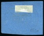 1850-51, 12 cents black on blue, Townsend Type B, with initials of postal clerk Wight "EDW