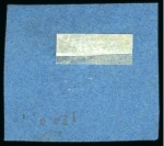 Stamp of British Guiana » 1850 Cotton-Reels (SG 1-8) 1850-51, 12 cents black on blue, Townsend Type B, with initials of postal clerk Lorimer "WHL"