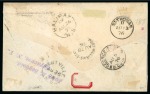 Stamp of British Guiana » Later Issues » 1860-76 Ship Issues (SG 29-115) 1876 Cover from Georgetown to Nova Scotia, with 1860-76 Ship issue 6 cents and pair of 2 cents perf. 15 cancelled by A03 ovals,