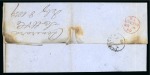 Stamp of British Guiana » British Post Offices 1859 Cover from Demerara (letter inside encloses bill for £100) 