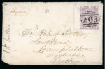 Stamp of British Guiana » British Post Offices 1858-59 three covers including two 1856 6d lilac single frankings and one half a cover with two 6d