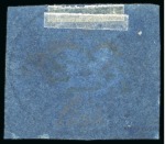 Stamp of British Guiana » 1850 Cotton-Reels (SG 1-8) 1850-51 12c Black on indigo with initials of postal clerk Wight "EDW", cut square