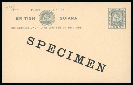 Stamp of British Guiana » Postal Stationery 1886-1952 Postal Stationery: UPU collection of the unused stationery 
