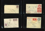 1915-1933 George V Multiple Crown CA Issue: Selection of 21 envelopes