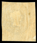 Stamp of Great Britain » 1847-54 Embossed 1854 6d. dull Lilac from the lower left corner of the