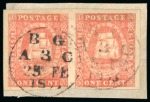 Stamp of British Guiana » 1853 Waterlow Lithographs (SG 11-21) 1853-59 Waterlow lithographed 1 cent first stone used selection (8)