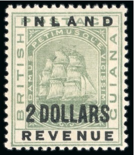 1888-89 "INLAND REVENUE" set of 15 to $5, mint og, plus some extra high values