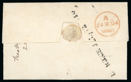 Stamp of British Guiana » Postal History 1818-60 Accumulation of postal history neatly mounted