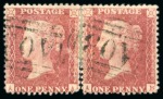 Stamp of British Guiana » British Post Offices 1858-60 Range of GB stamps and covers used in British Guiana cancelled by "A03" numeral ovals of Demerara