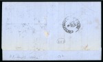 Stamp of United States » Incoming Mail Russia. 1869 (Dec 9). Cover from St. Petersburg to New York, franked by 1866-75 1k, 3k, 10k and 20k on horizontally laid paper