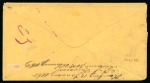 German States - North German Confederation. 1868 (Jan 13). Envelope from Hamburg to Curacao, combination franking with Prussia