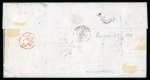 1866 (Nov 8). Cover from Caracas to France, with 1864-67 2r St. Thomas-La Guaria-Puerto Cabello private ship letter stamp